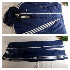 Adidas Jacket & Drawstring Pants Wind 2pc L